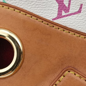 Pre-owned Louis Vuitton URSULA White Monogram Multicolor M40123 shoulderbag | stylenewstar