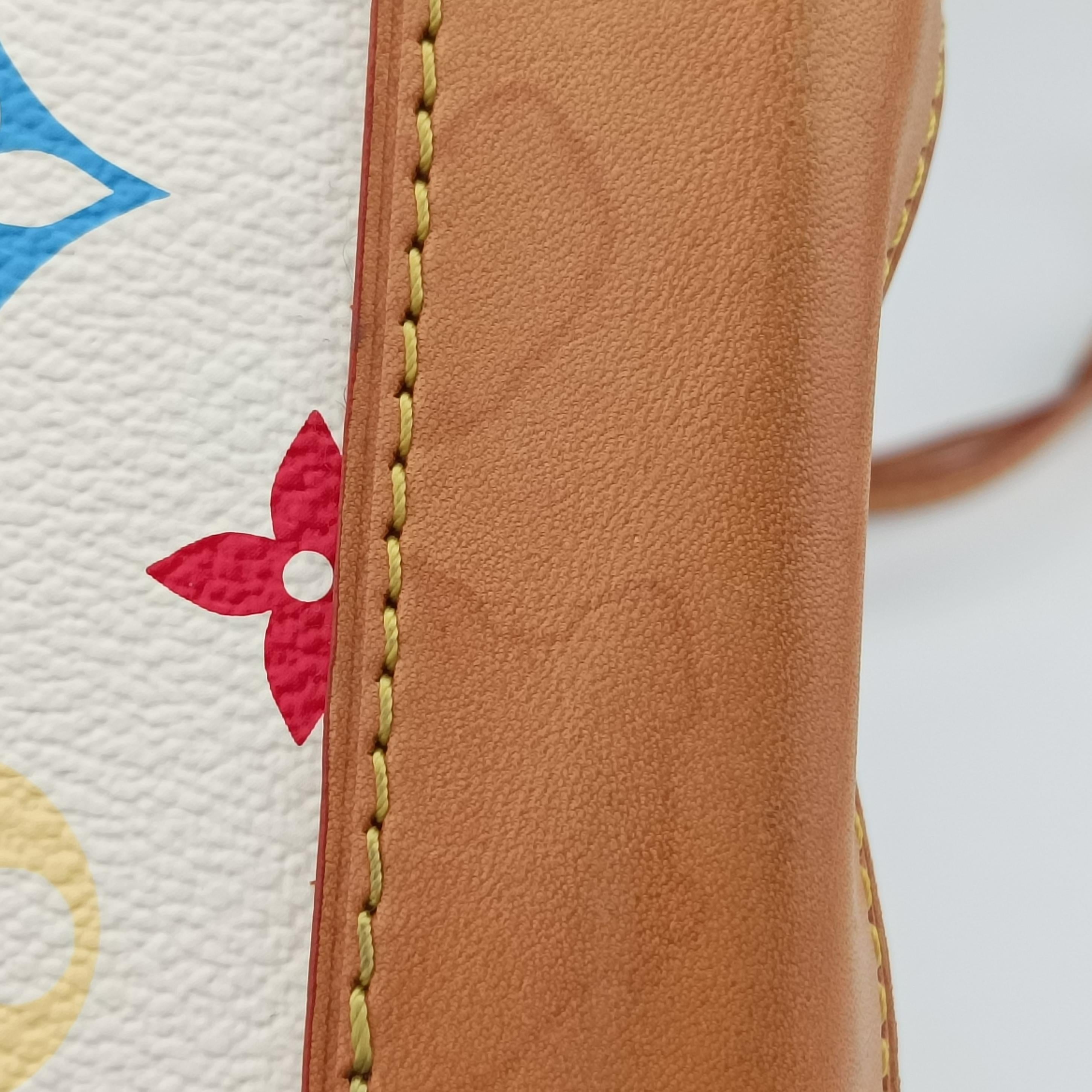 Pre-owned Louis Vuitton URSULA White Monogram Multicolor M40123 shoulderbag | stylenewstar