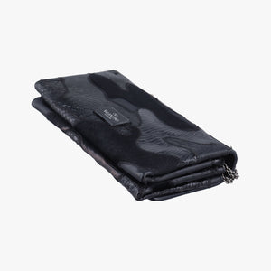 Pre-owned Valentino Rockstud Va Va Voom Black Ponyhair×Leather×Snakeskin  shoulderbag | stylenewstar