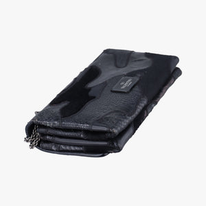 Pre-owned Valentino Rockstud Va Va Voom Black Ponyhair×Leather×Snakeskin  shoulderbag | stylenewstar