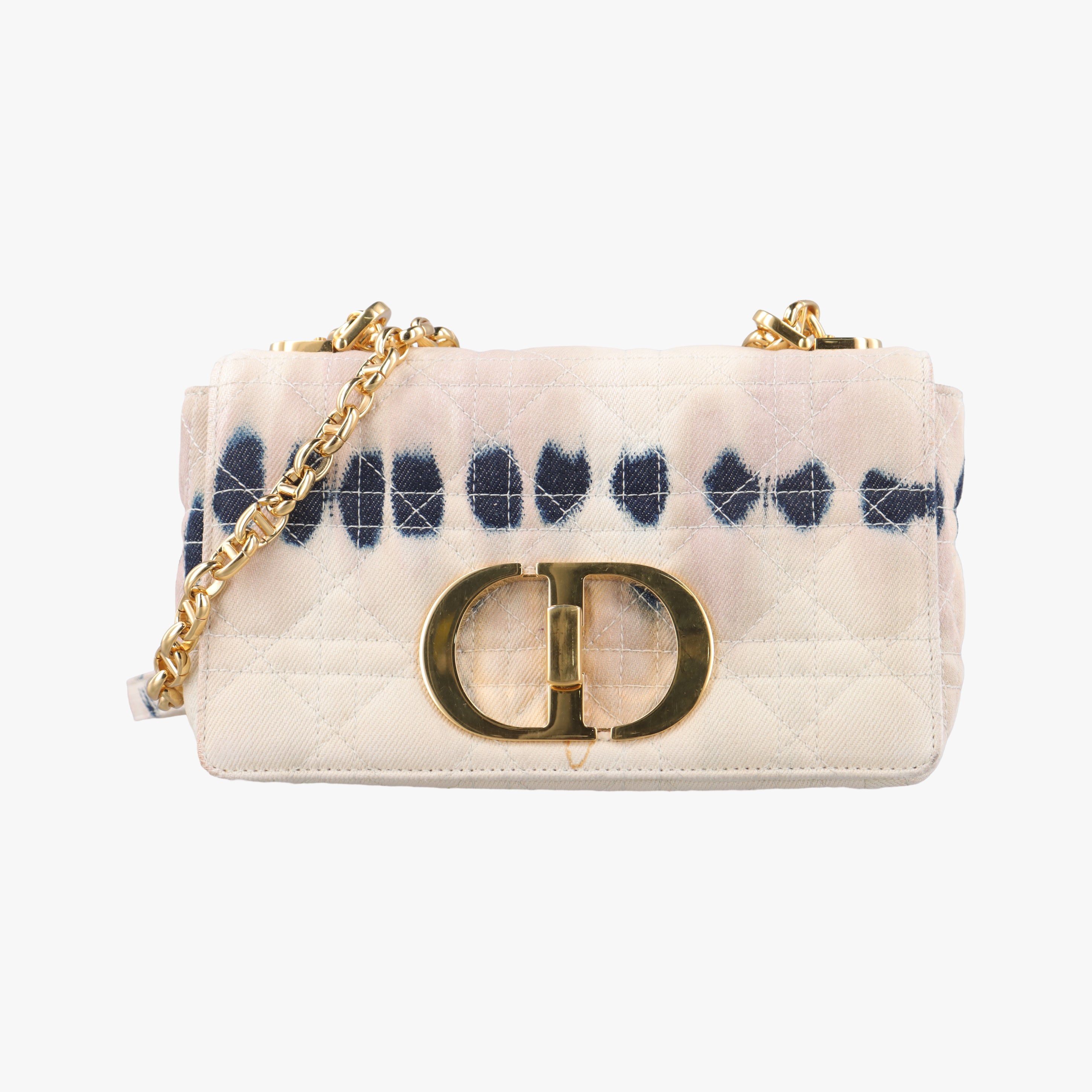 Pre-owned Christian Dior Dior Caro Small Multicolour Canvas  shoulderbag | stylenewstar