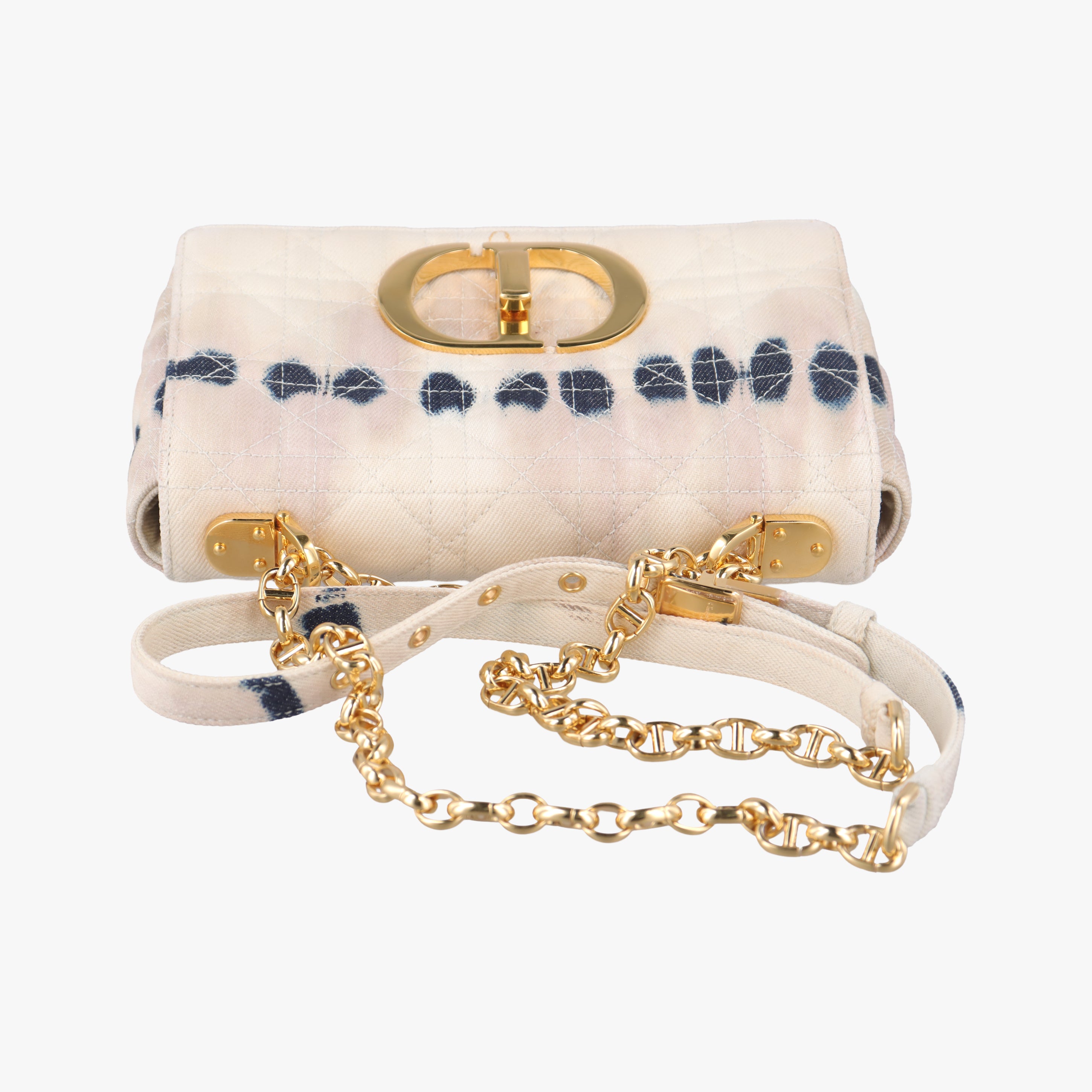 Pre-owned Christian Dior Dior Caro Small Multicolour Canvas  shoulderbag | stylenewstar