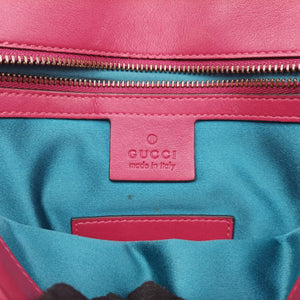 Secondhand Gucci GG Marmont Pink Velour×Sequins 443497 shoulderbag | stylenewstar
