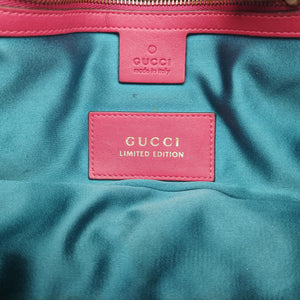 Secondhand Gucci GG Marmont Pink Velour×Sequins 443497 shoulderbag | stylenewstar