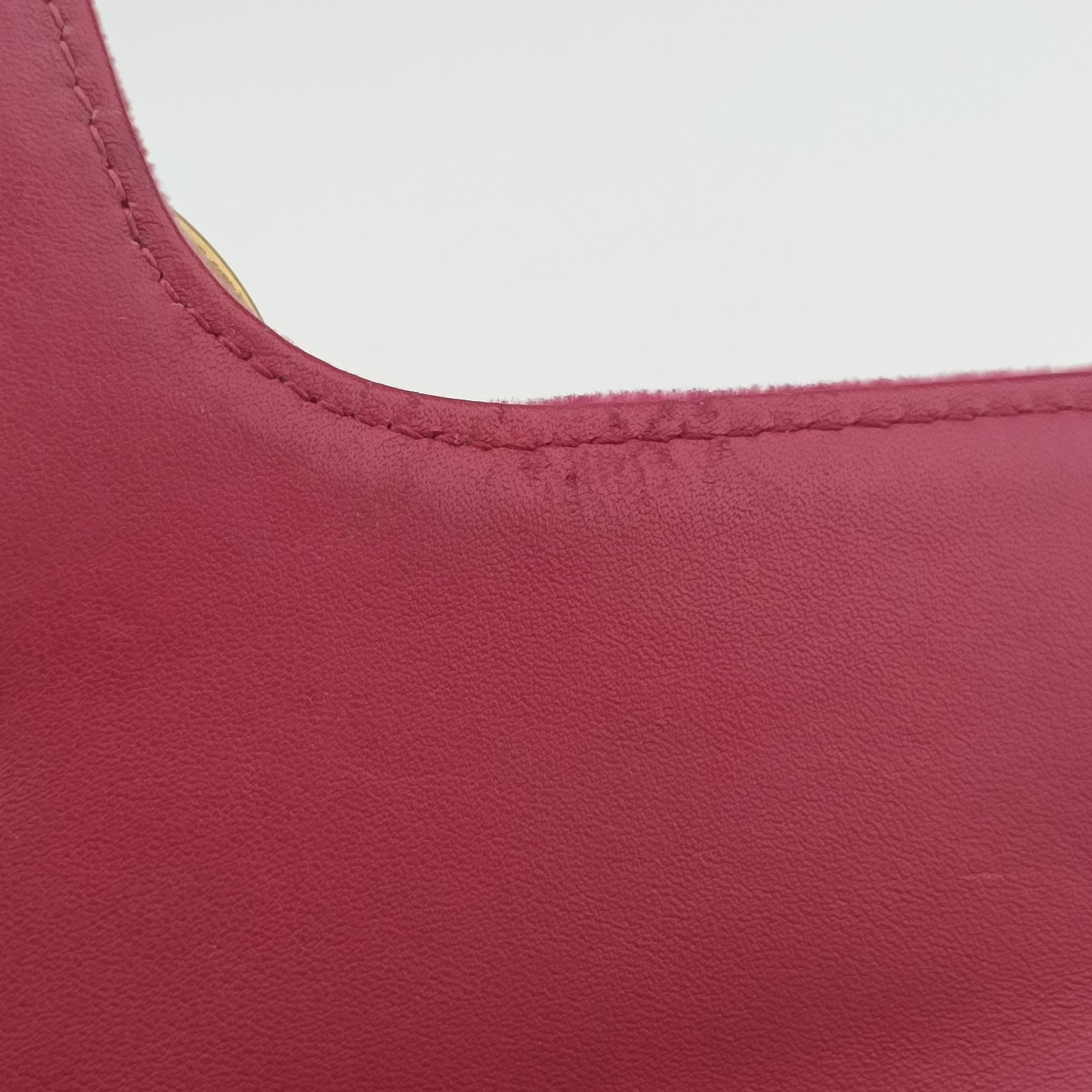 Secondhand Gucci GG Marmont Pink Velour×Sequins 443497 shoulderbag | stylenewstar