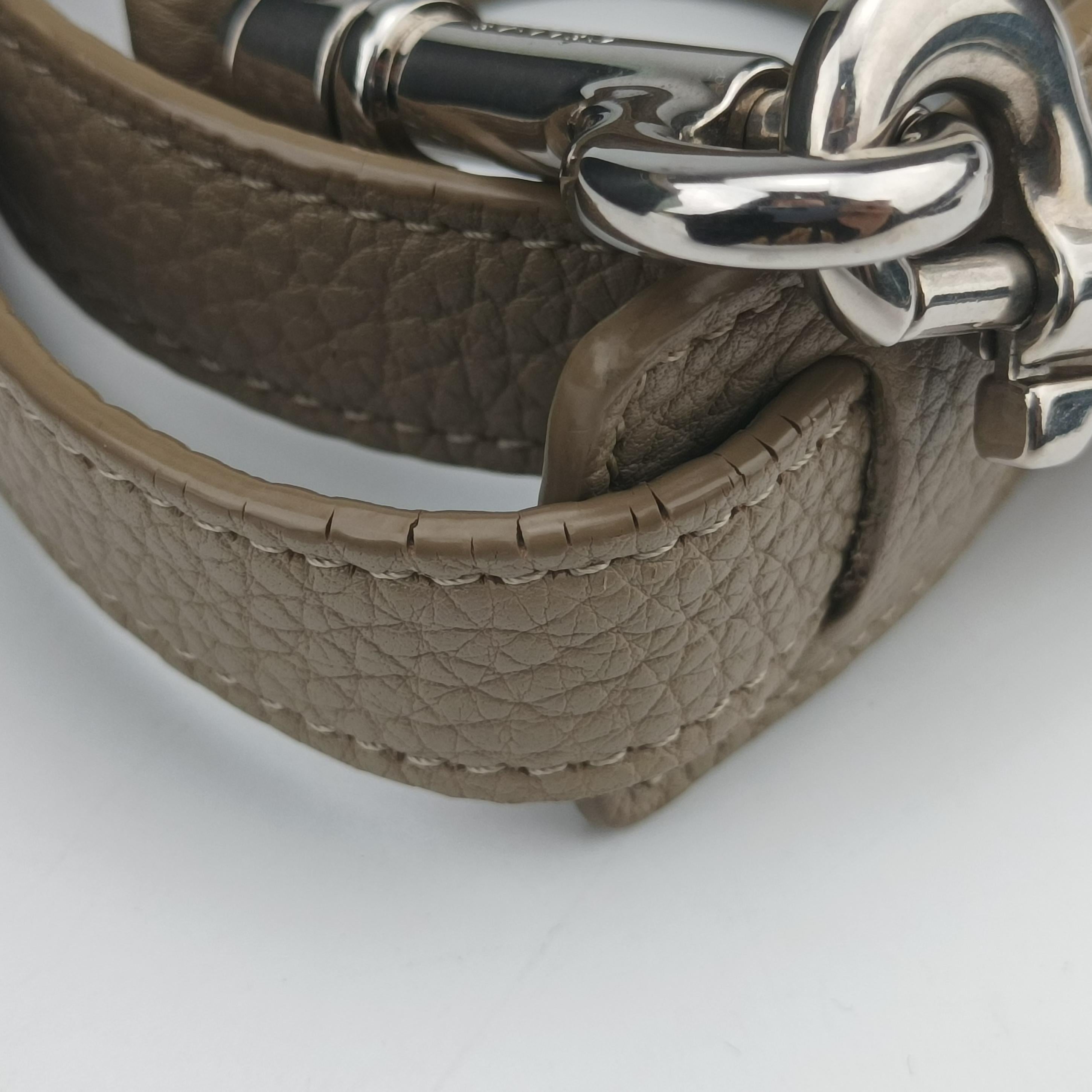 Pre-owned Celine Trapèze Beige x Black x Green Leather x suede  shoulderbag | stylenewstar