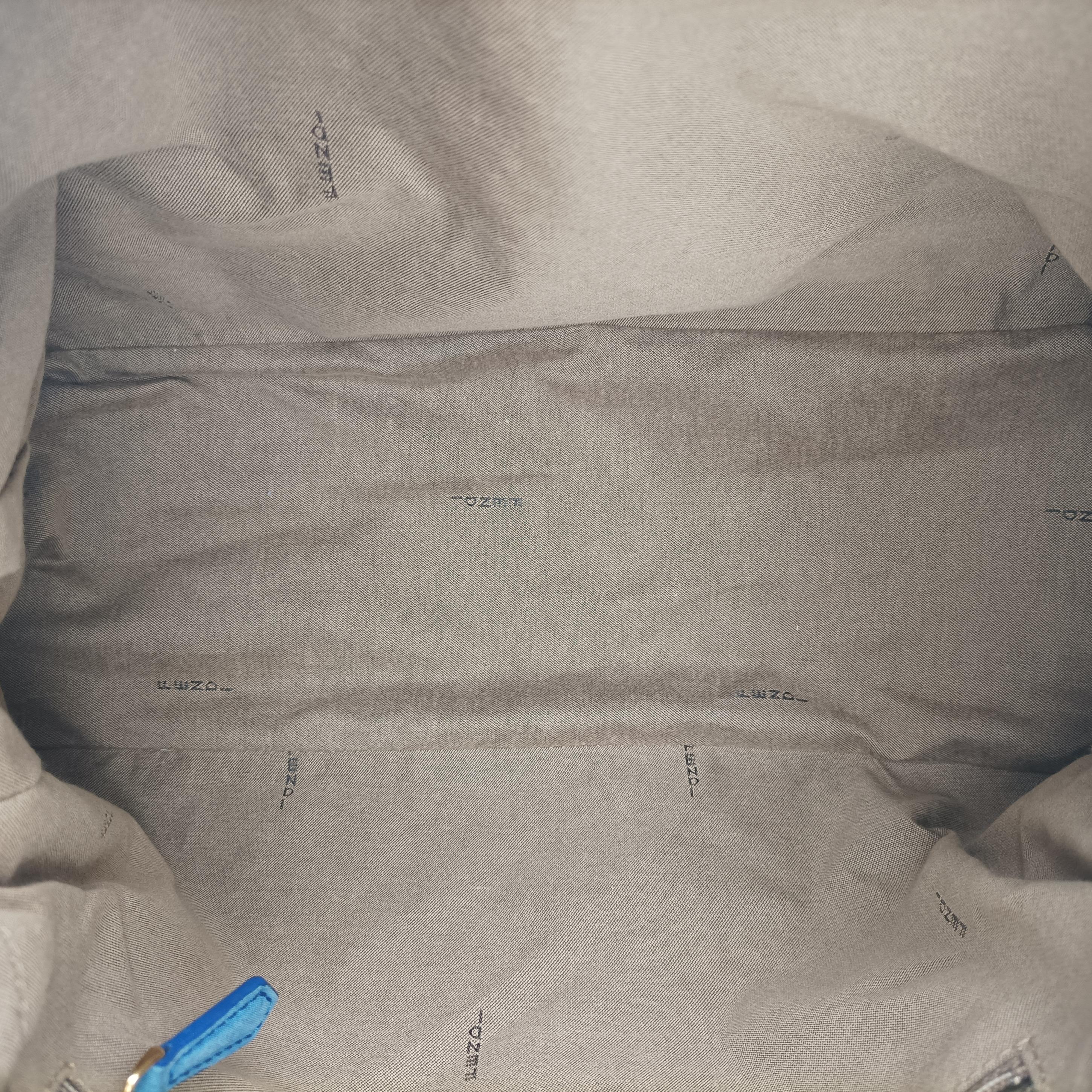 Pre-owned Fendi Big Mamma Forever Flap Blue Leather 8BR638 shoulderbag | stylenewstar