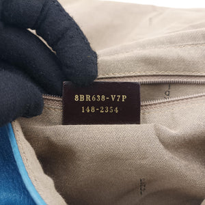 Pre-owned Fendi Big Mamma Forever Flap Blue Leather 8BR638 shoulderbag | stylenewstar