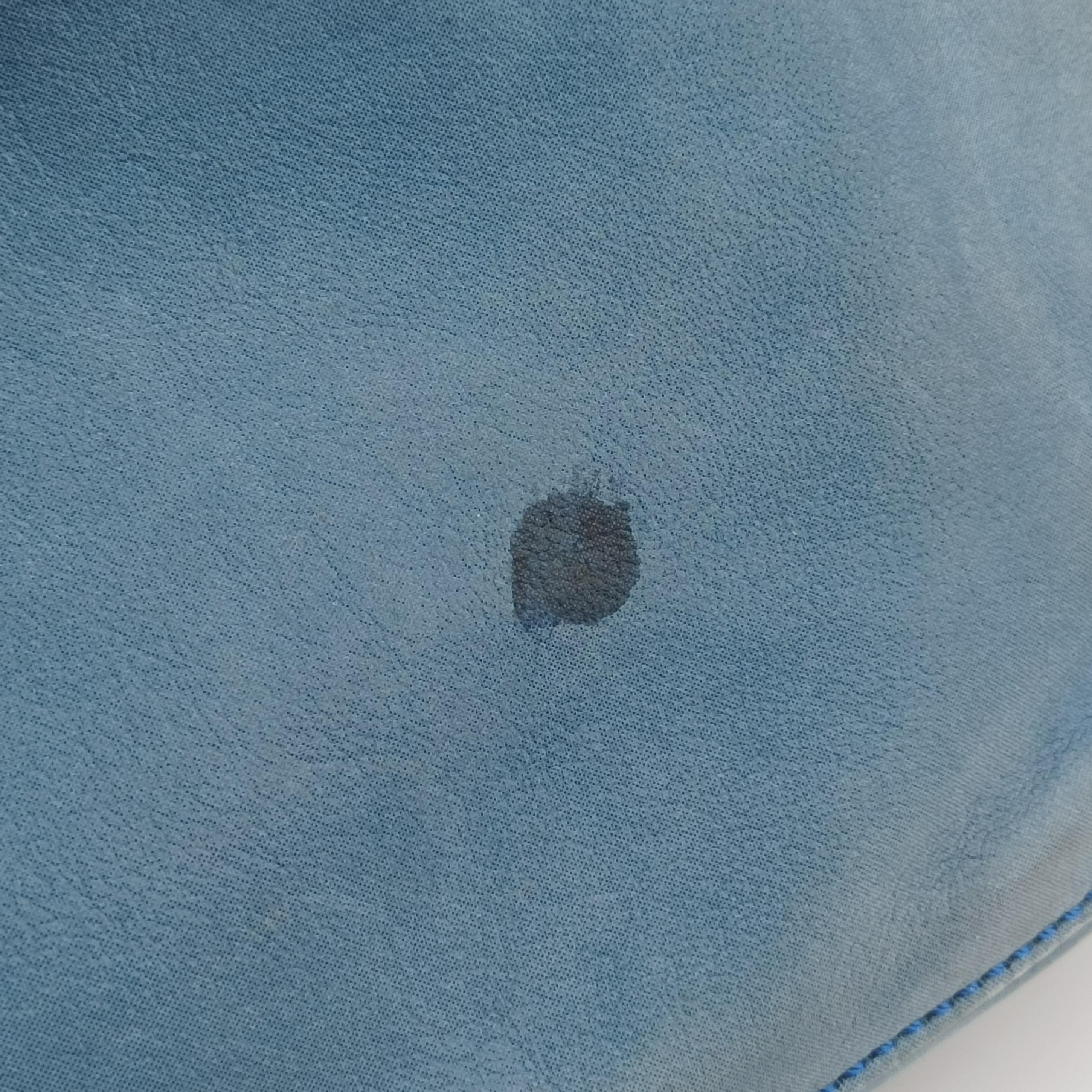 Pre-owned Fendi Big Mamma Forever Flap Blue Leather 8BR638 shoulderbag | stylenewstar