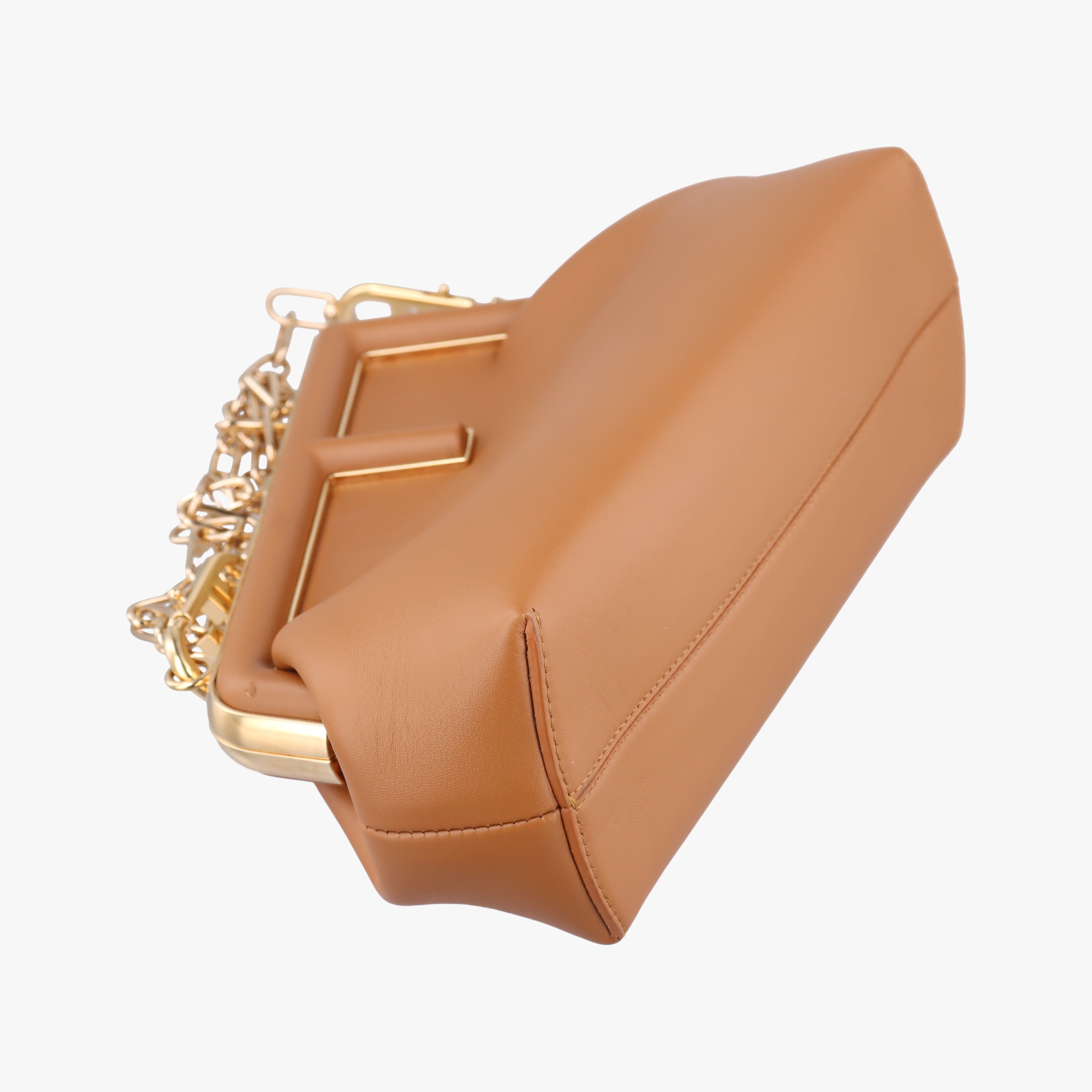 Pre-owned Fendi First small Brown Leather 8BP129 shoulderbag | stylenewstar