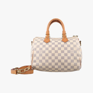 Pre-owned Louis Vuitton SPEEDY 25 AZUR Damier Canvas N41534 bostonbag | stylenewstar