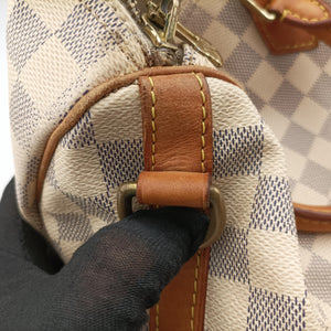 Pre-owned Louis Vuitton SPEEDY 25 AZUR Damier Canvas N41534 bostonbag | stylenewstar