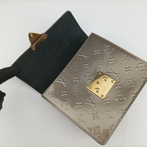 Pre-owned Louis Vuitton Spring Street PM CHAMPAGNE METALLISE Vernis M90502 shoulderbag | stylenewstar