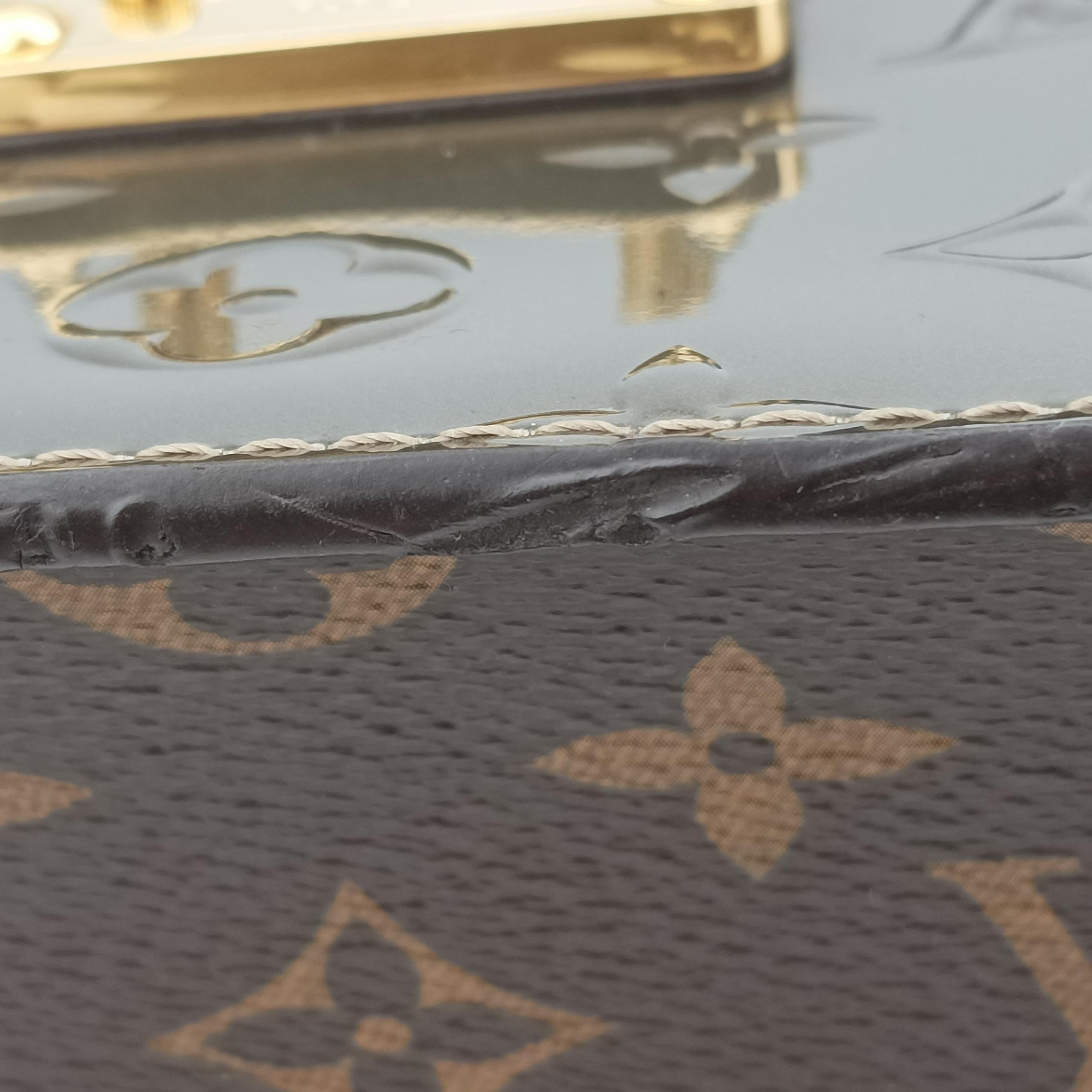 Pre-owned Louis Vuitton Spring Street PM CHAMPAGNE METALLISE Vernis M90502 shoulderbag | stylenewstar