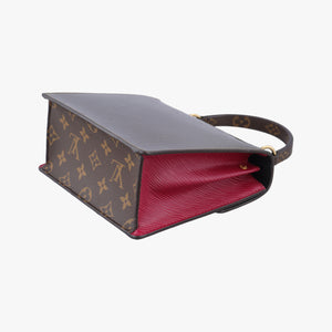 Pre-owned Louis Vuitton Spring Street PM CHAMPAGNE METALLISE Vernis M90502 shoulderbag | stylenewstar