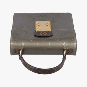 Pre-owned Louis Vuitton Spring Street PM CHAMPAGNE METALLISE Vernis M90502 shoulderbag | stylenewstar