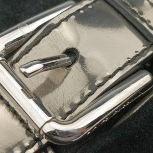 Pre-owned Dolce & Gabbana Tote Black × Gold Suede × Leather  shoulderbag | stylenewstar