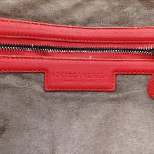 Vintage Bottega Veneta NODINI Intrecciato Orange lambskin  shoulderbag | stylenewstar