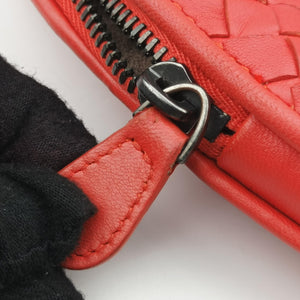 Vintage Bottega Veneta NODINI Intrecciato Orange lambskin  shoulderbag | stylenewstar