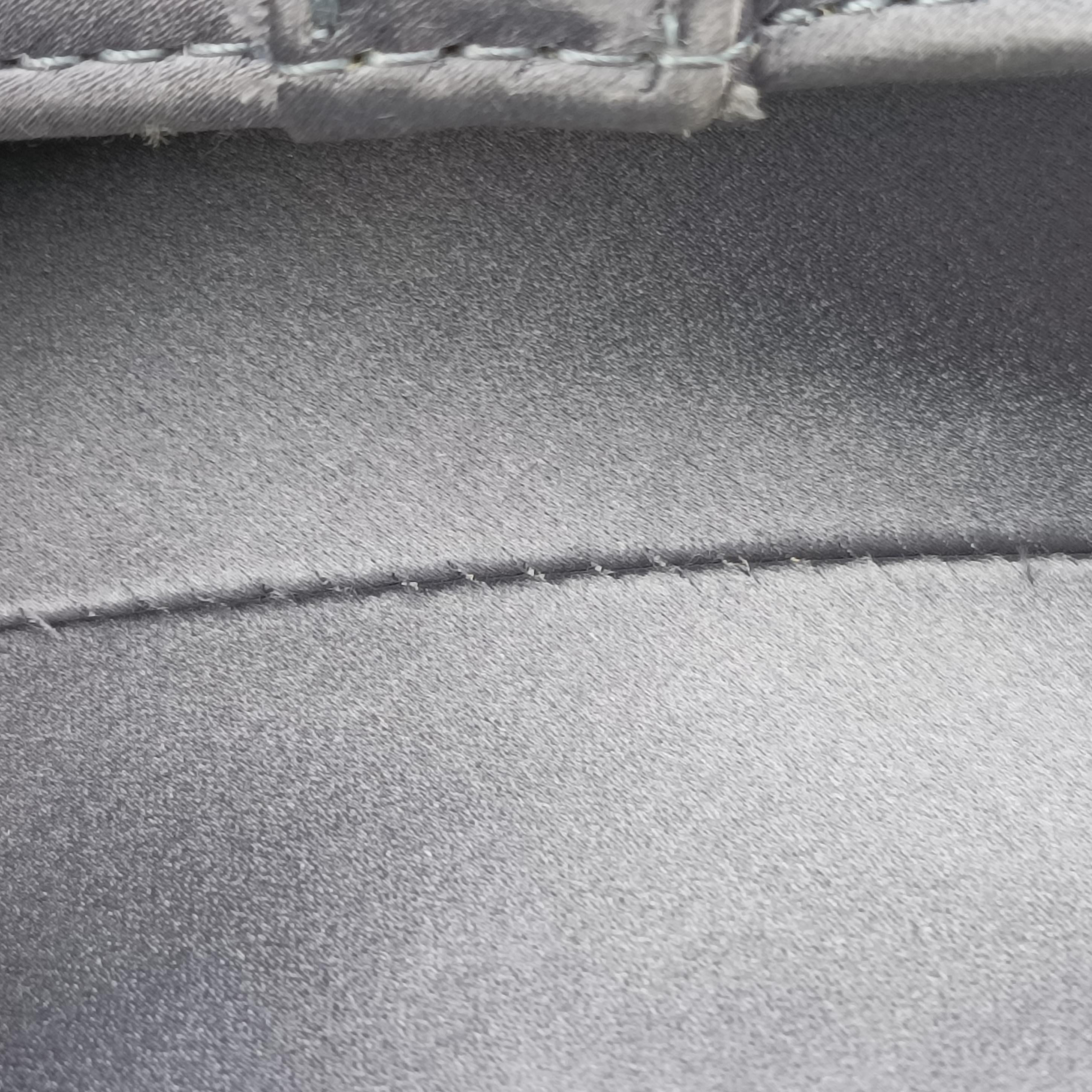 Vintage Christian Dior Saddle bag Grayish Blue Silk  handbag | stylenewstar