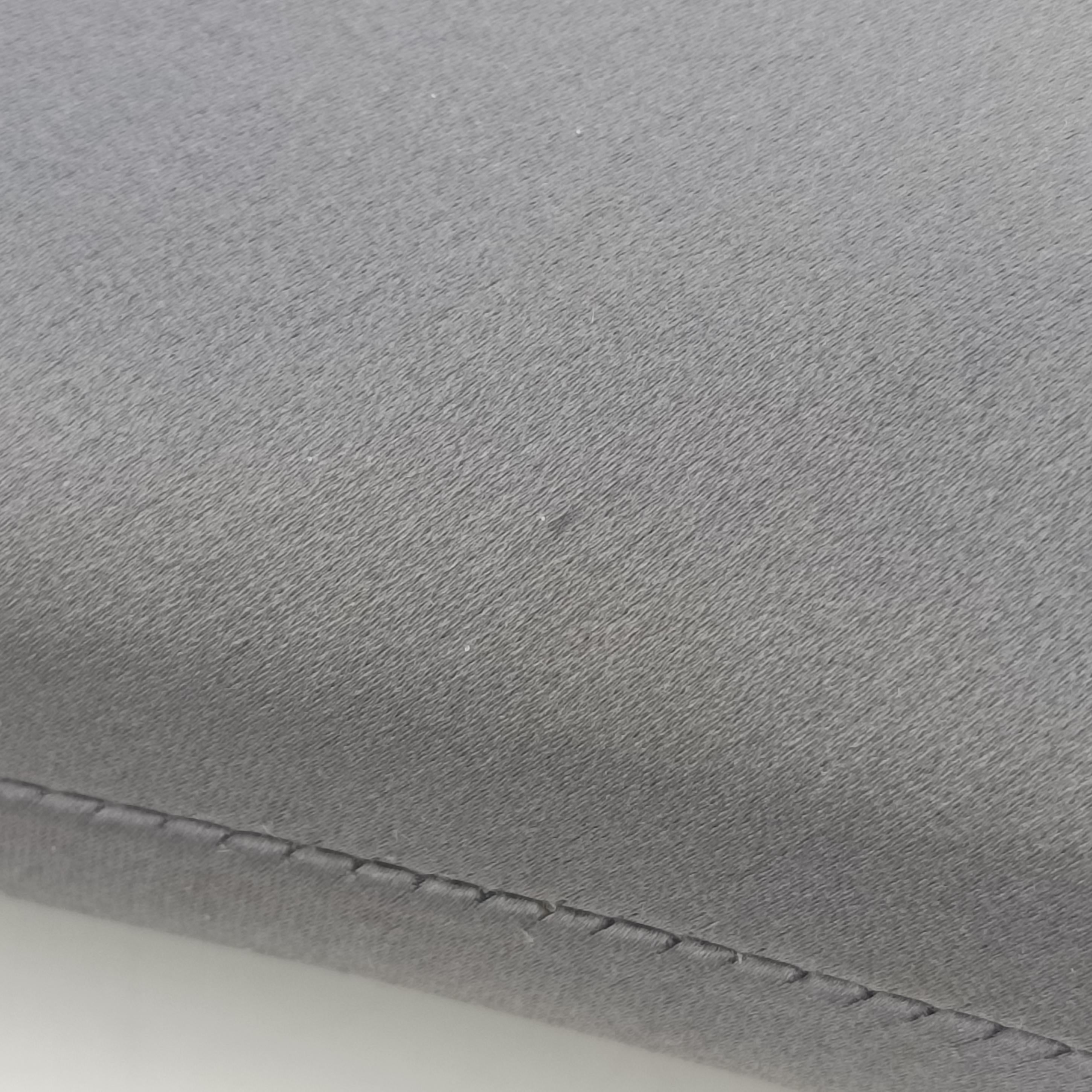 Vintage Christian Dior Saddle bag Grayish Blue Silk  handbag | stylenewstar