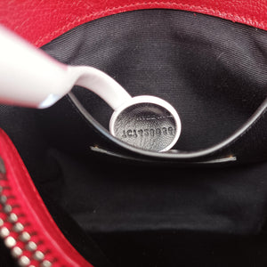 Vintage Yves Saint Laurent COLLEGE Red Caviar Leather 428056 shoulderbag | stylenewstar