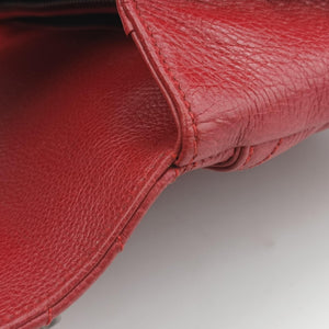 Vintage Yves Saint Laurent COLLEGE Red Caviar Leather 428056 shoulderbag | stylenewstar