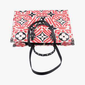 Pre-owned Louis Vuitton Crafty OnTheGo GM Crème Rouge Monogram Giant M45358 shoulderbag | stylenewstar