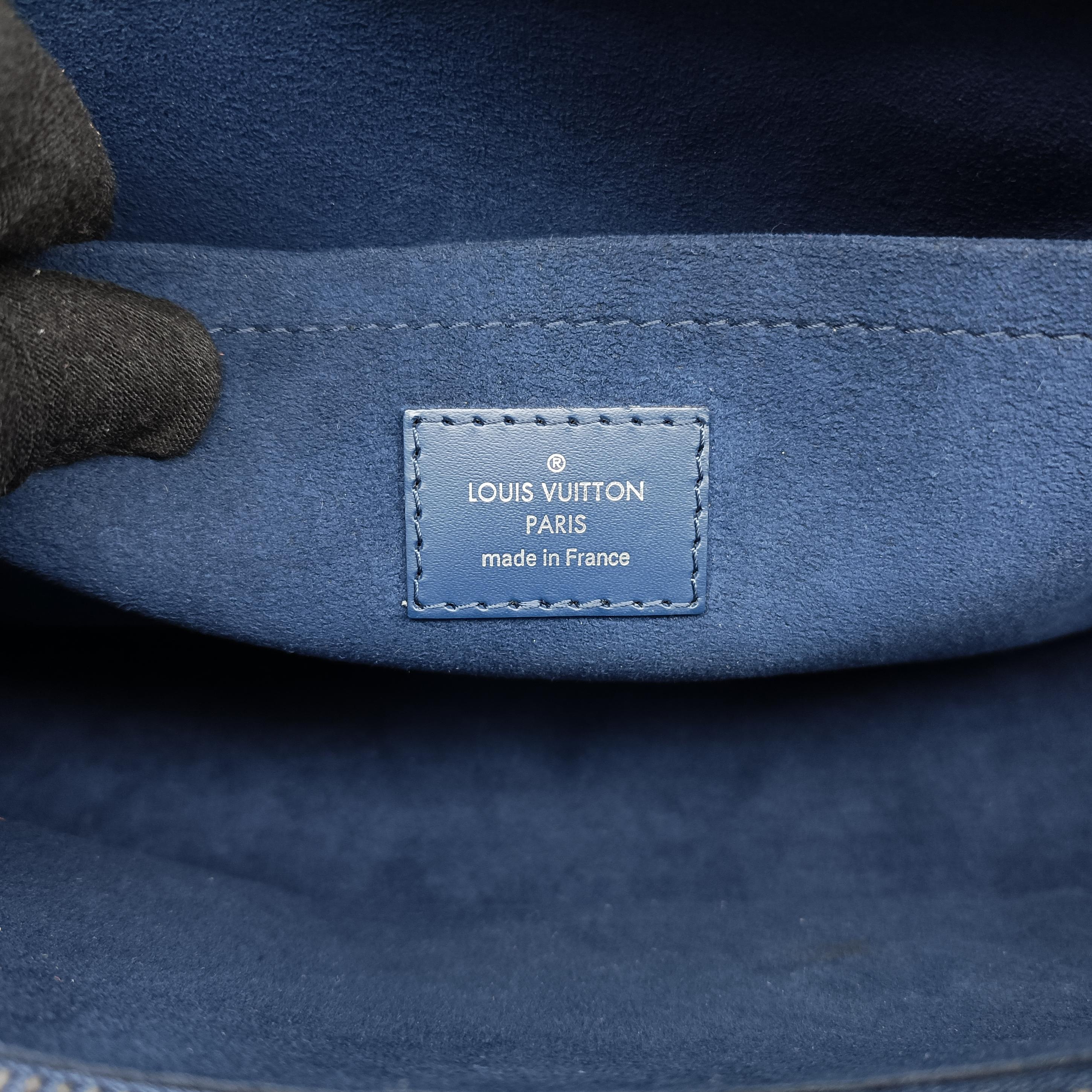 Pre-owned Louis Vuitton Marly MM Navy epi M94616 shoulderbag | stylenewstar