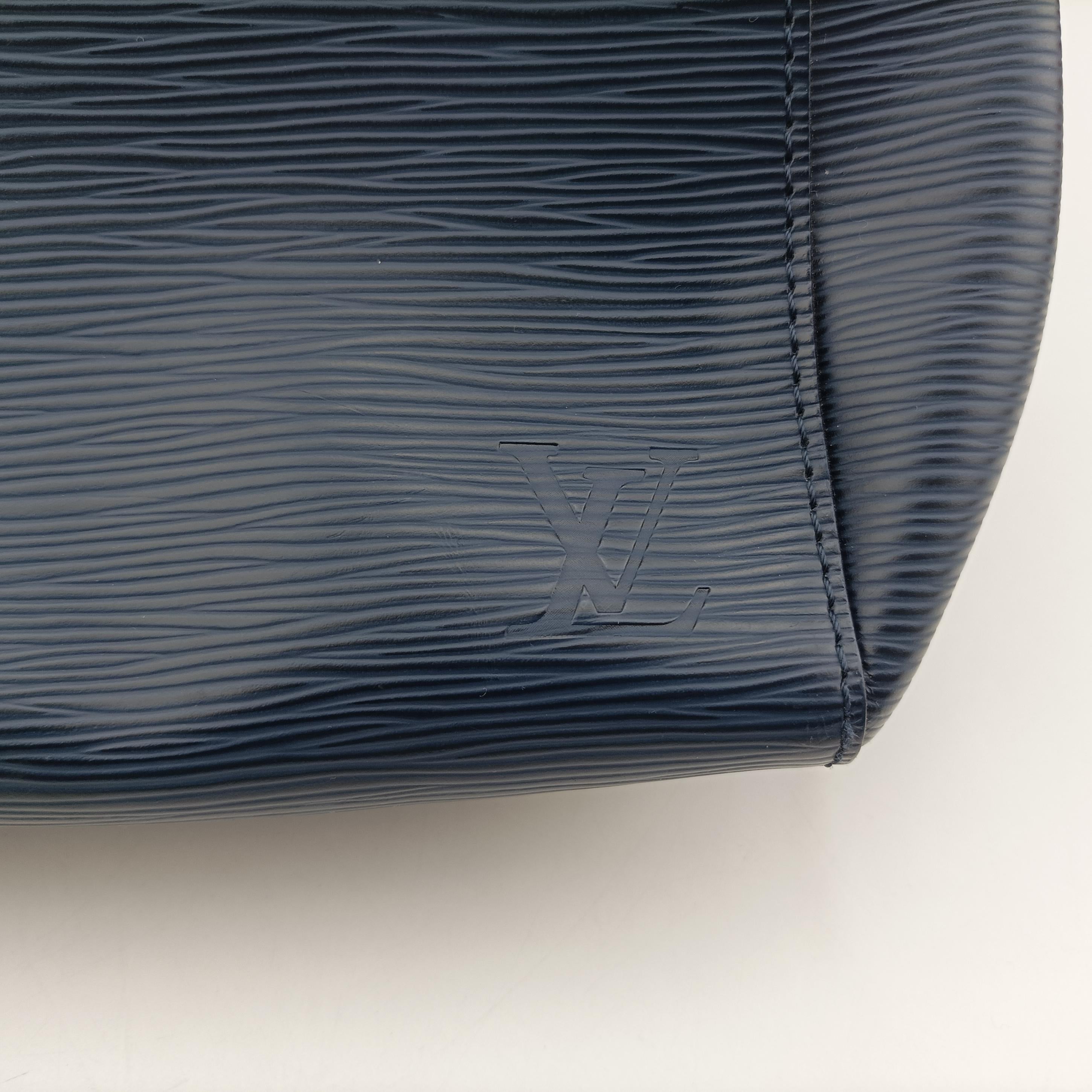 Pre-owned Louis Vuitton Marly MM Navy epi M94616 shoulderbag | stylenewstar