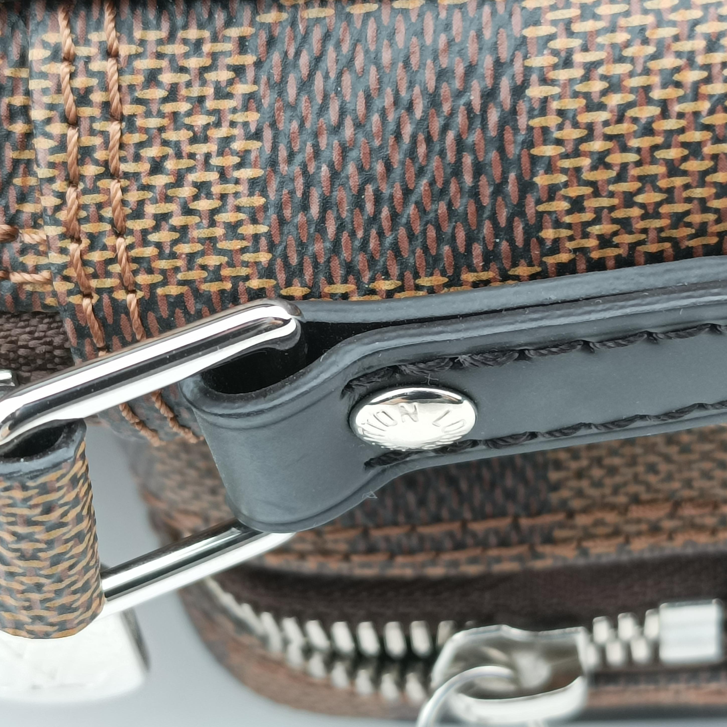 Pre-owned Louis Vuitton AMAZONE Chapman Ebenex Multicolor Damier Savannah N42703 shoulderbag | stylenewstar