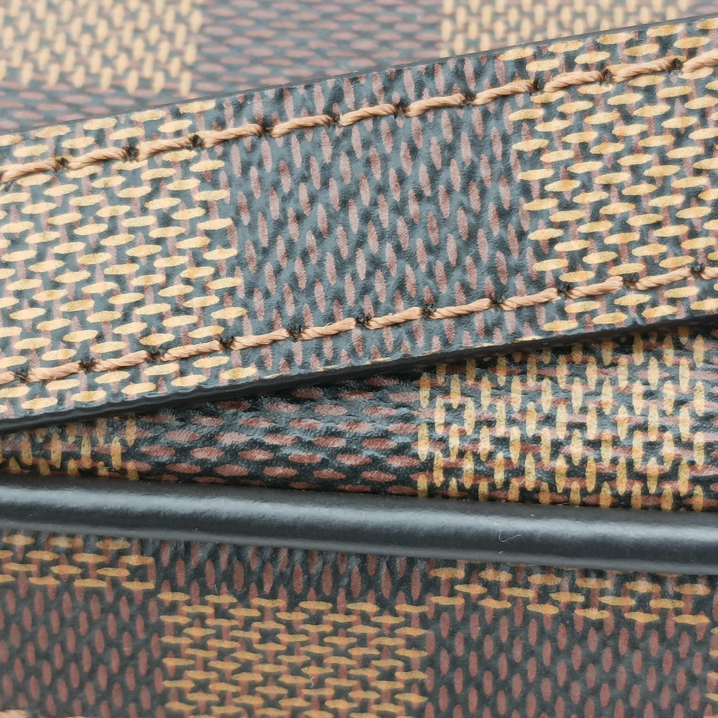 Pre-owned Louis Vuitton AMAZONE Chapman Ebenex Multicolor Damier Savannah N42703 shoulderbag | stylenewstar