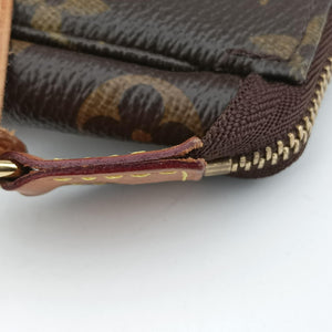Pre-owned Louis Vuitton Pochette Accessoires brown×multi Monogram Canvas M48615 handbag | stylenewstar