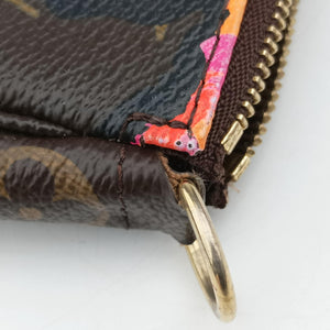 Pre-owned Louis Vuitton Pochette Accessoires brown×multi Monogram Canvas M48615 handbag | stylenewstar