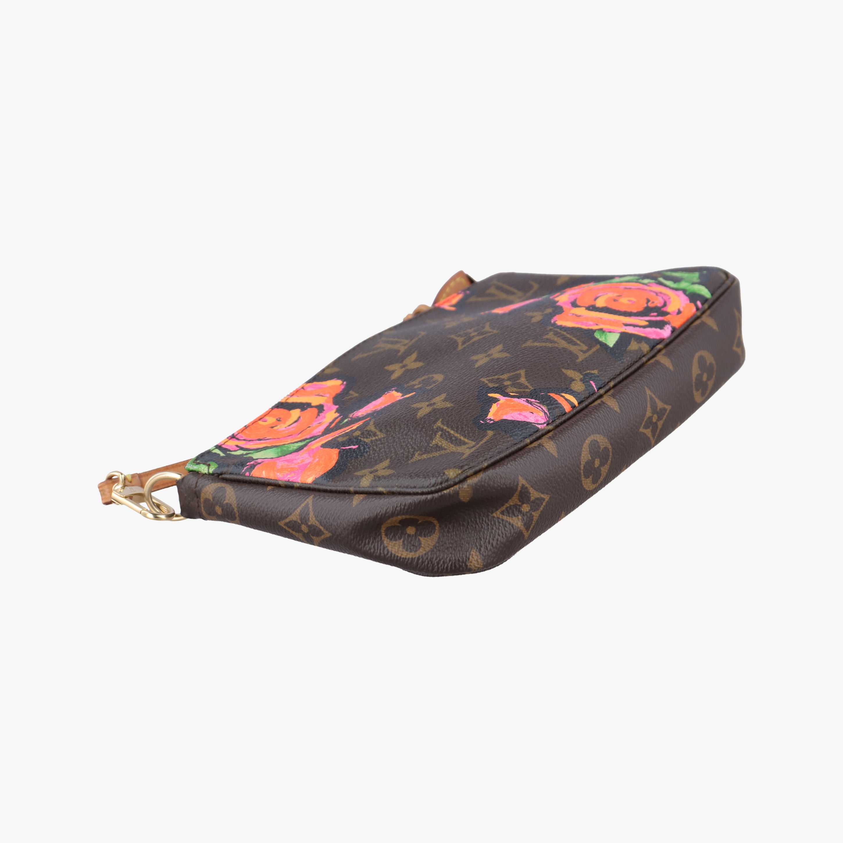 Pre-owned Louis Vuitton Pochette Accessoires brown×multi Monogram Canvas M48615 handbag | stylenewstar