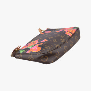 Pre-owned Louis Vuitton Pochette Accessoires brown×multi Monogram Canvas M48615 handbag | stylenewstar