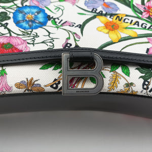 Pre-owned Gucci Hacker Project Flora Multicolour Canvas × Leather 681696 shoulderbag | stylenewstar