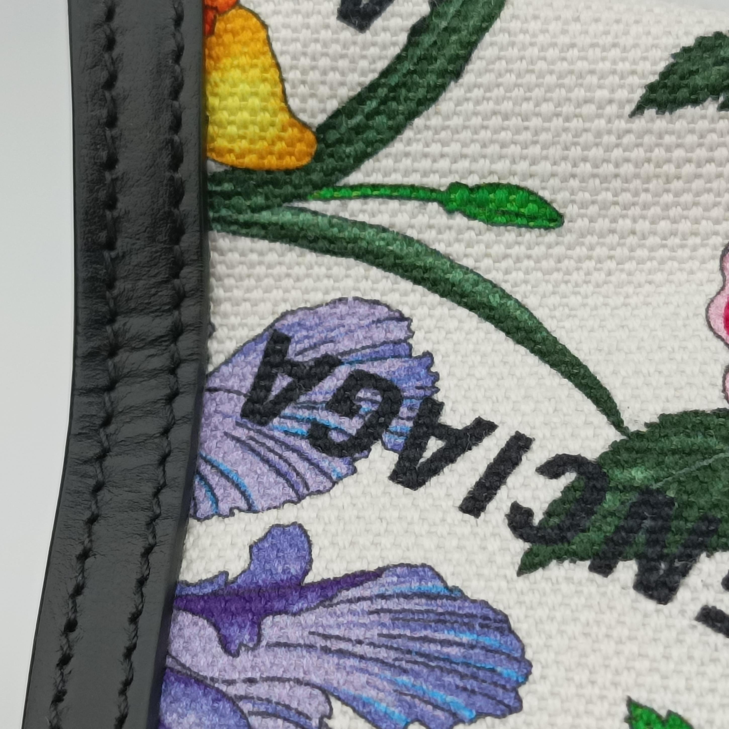 Pre-owned Gucci Hacker Project Flora Multicolour Canvas × Leather 681696 shoulderbag | stylenewstar