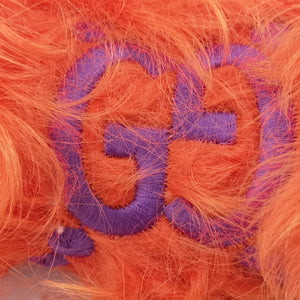 Pre-owned Gucci GG Marmont Orange Fur 476433 shoulderbag | stylenewstar