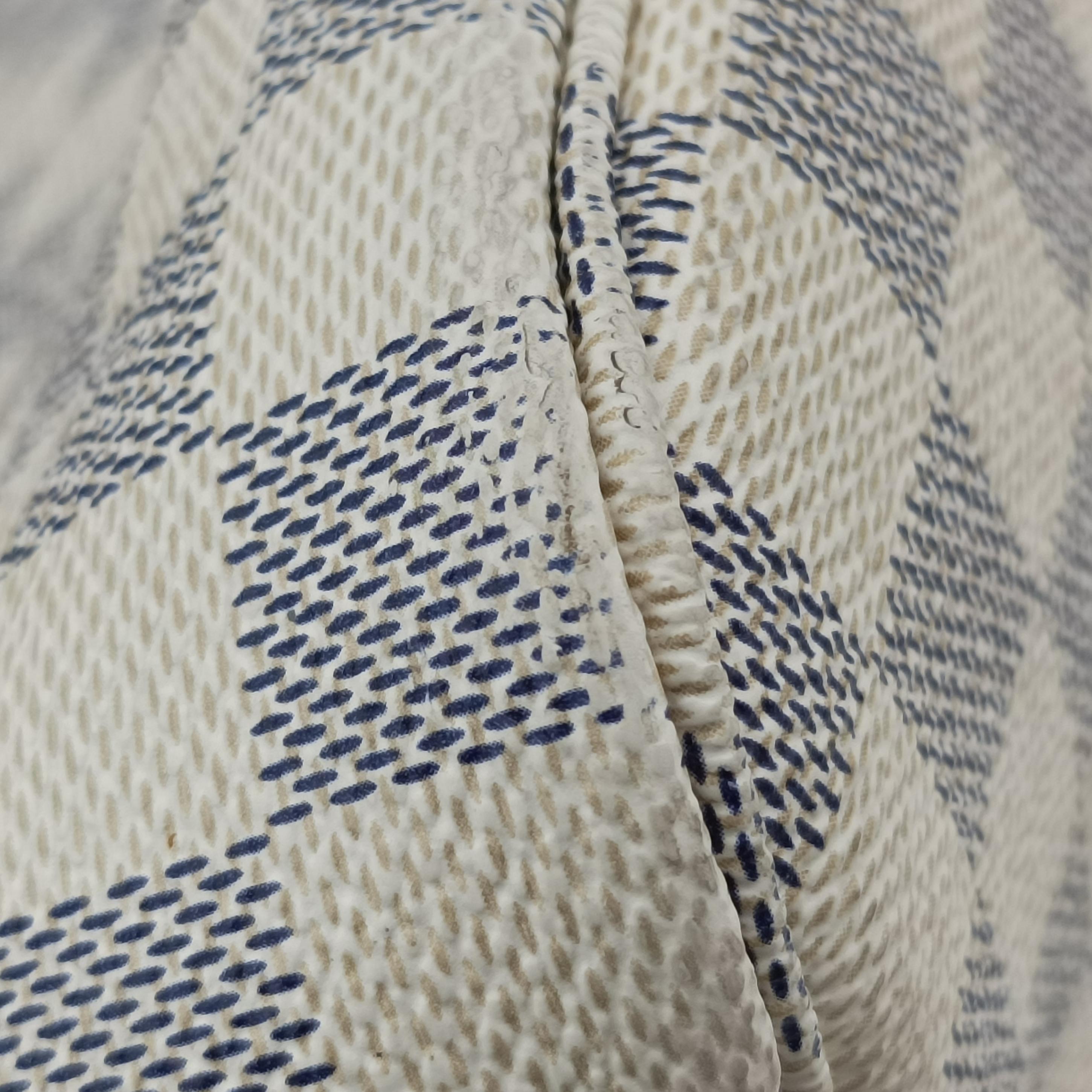 Pre-owned Louis Vuitton NEVERFULL MM Azur Damier　Canvas N51107 handbag | stylenewstar