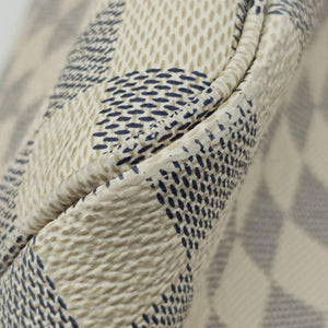 Pre-owned Louis Vuitton NEVERFULL MM Azur Damier　Canvas N51107 handbag | stylenewstar