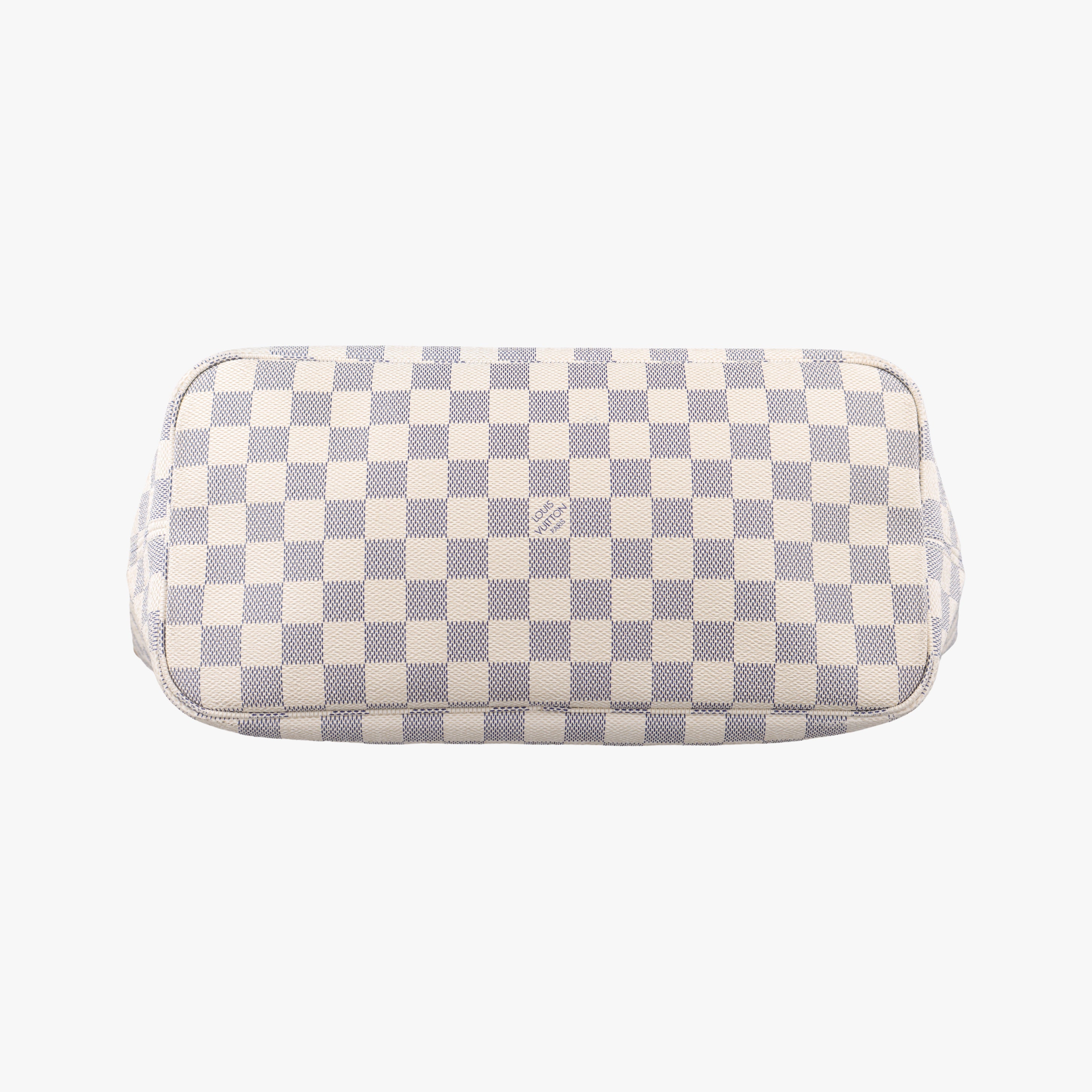 Pre-owned Louis Vuitton NEVERFULL MM Azur Damier　Canvas N51107 handbag | stylenewstar