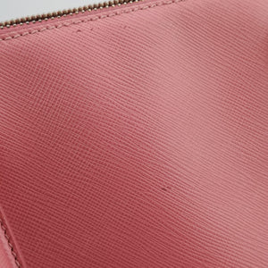 Pre-owned Prada Galleria Pink SAFFIANO Leather BN1801 handbag | stylenewstar