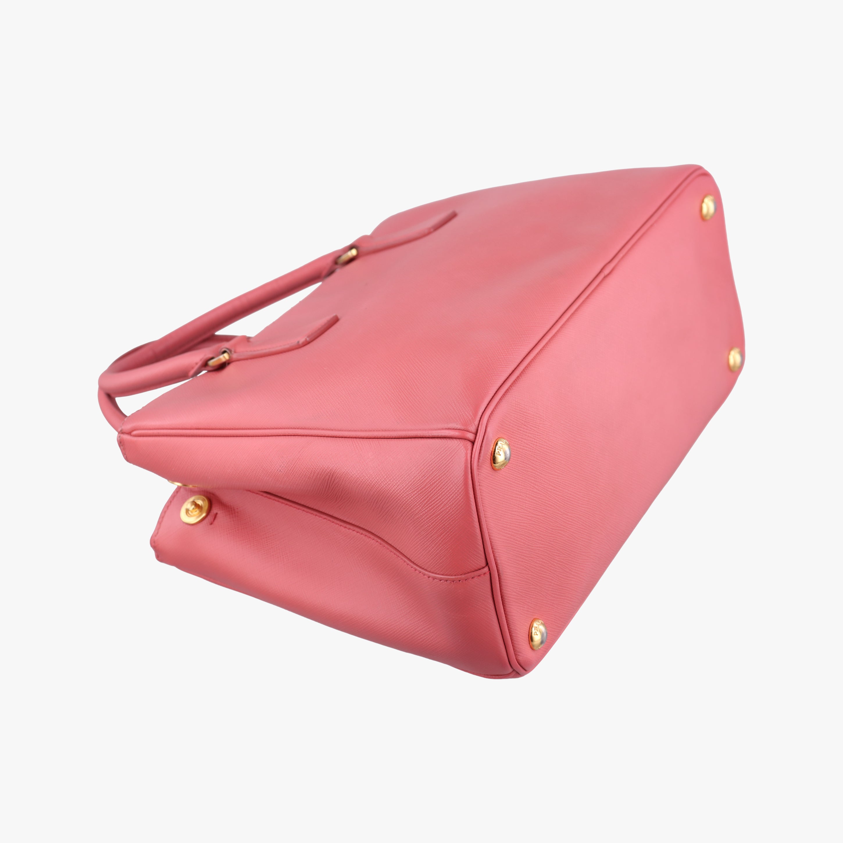 Pre-owned Prada Galleria Pink SAFFIANO Leather BN1801 handbag | stylenewstar