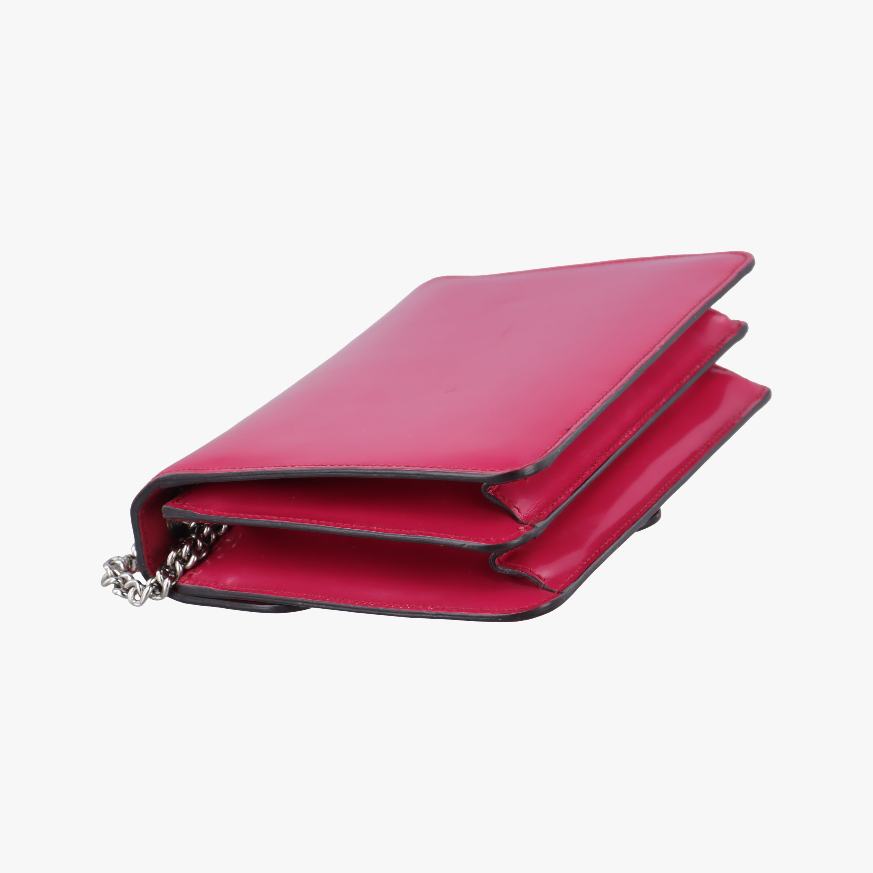 Vintage Gucci Interlocking G Red Patent Leather 387609 shoulderbag | stylenewstar