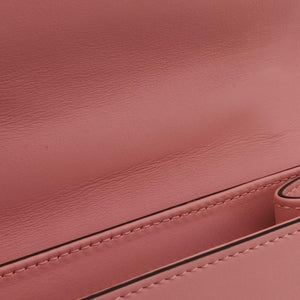 Pre-owned Gucci Pearly Peony Pink Leather 432682 shoulderbag | stylenewstar