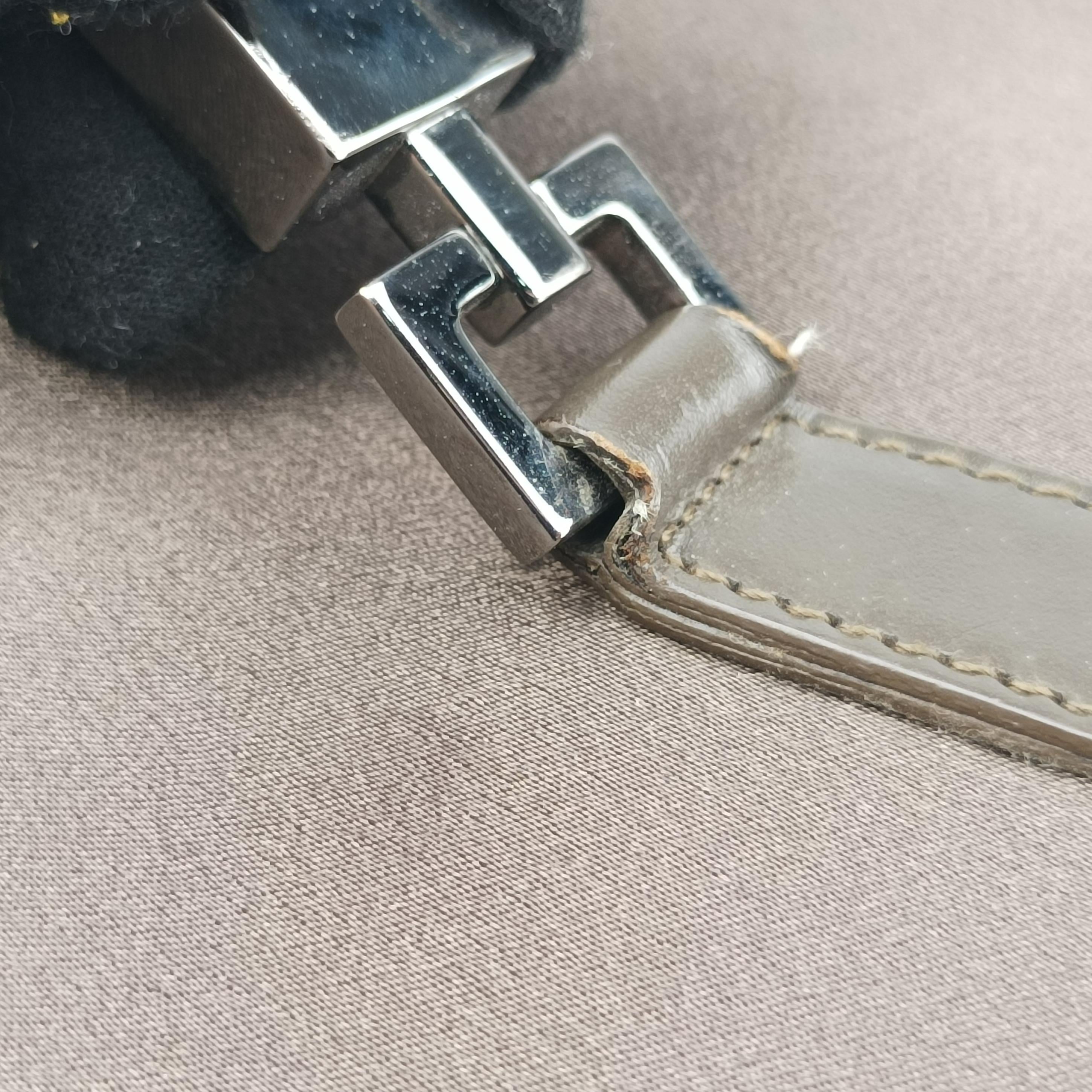 Pre-owned Gucci Jackie Brown Canvas × Leather 001 33 shoulderbag | stylenewstar