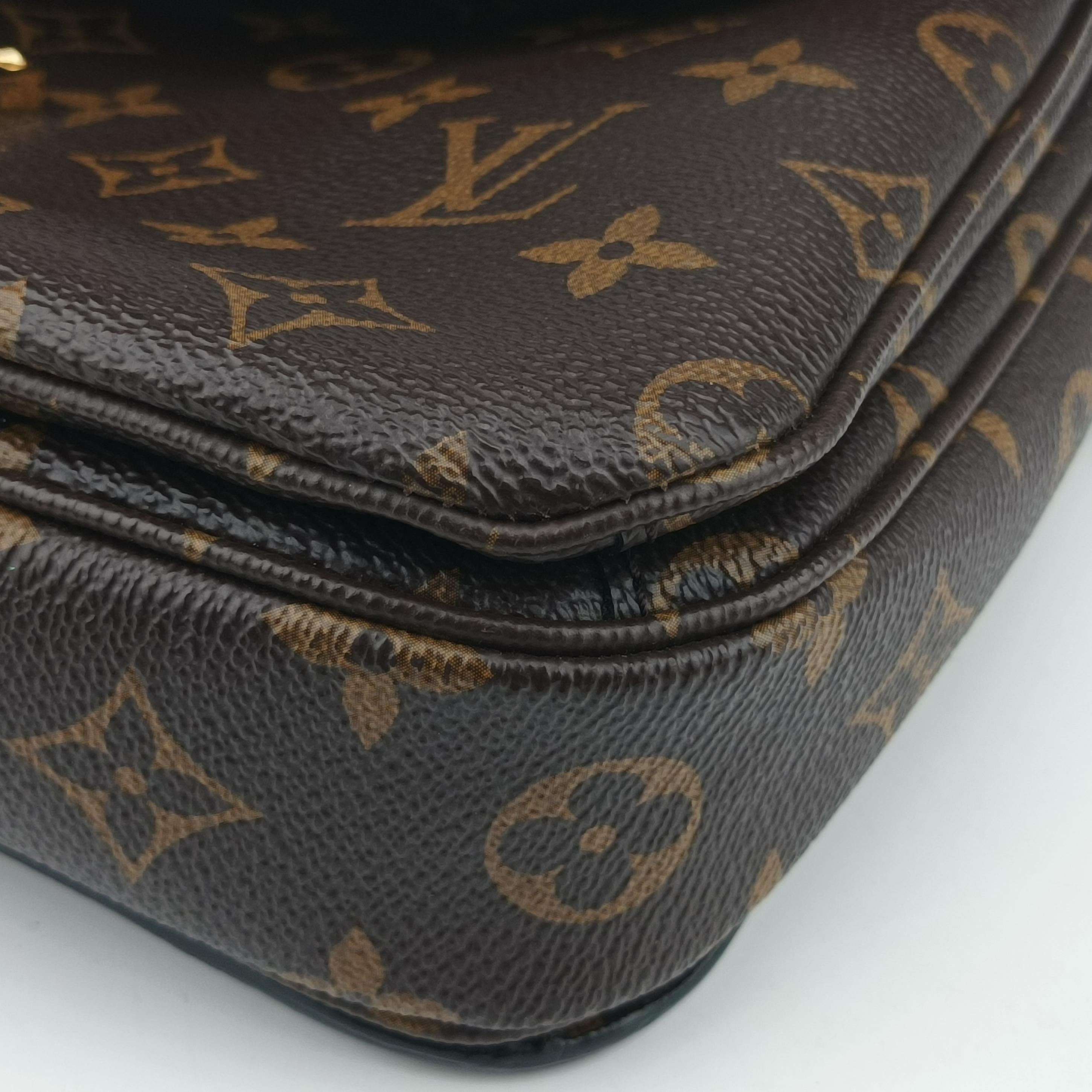 Pre-owned Louis Vuitton Pochette Metis Monogram/Brown Monogram Canvas M44668 shoulderbag | stylenewstar