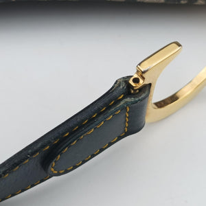 Pre-owned Christian Dior Saddle Navy x Gray Jacquard  shoulderbag | stylenewstar