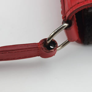 Secondhand Louis Vuitton SAINT MICHEL brown×COQUELICOT Monogram Canvas×calf leather M44031 shoulderbag | stylenewstar